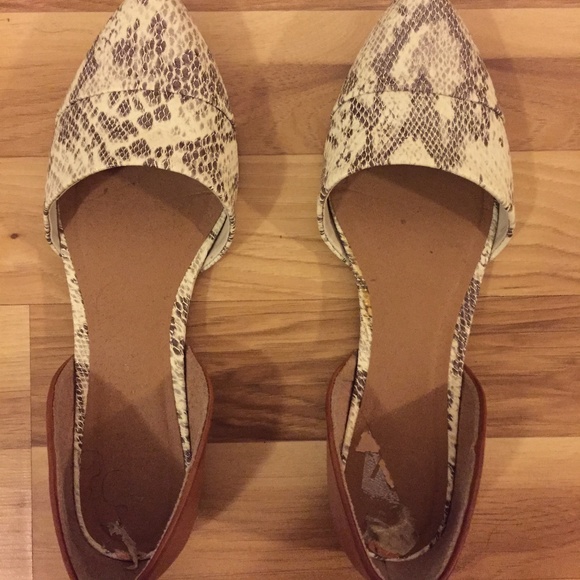Dolce Vita Shoes - Dolce Vita Snakeskin D'Orsay Flats